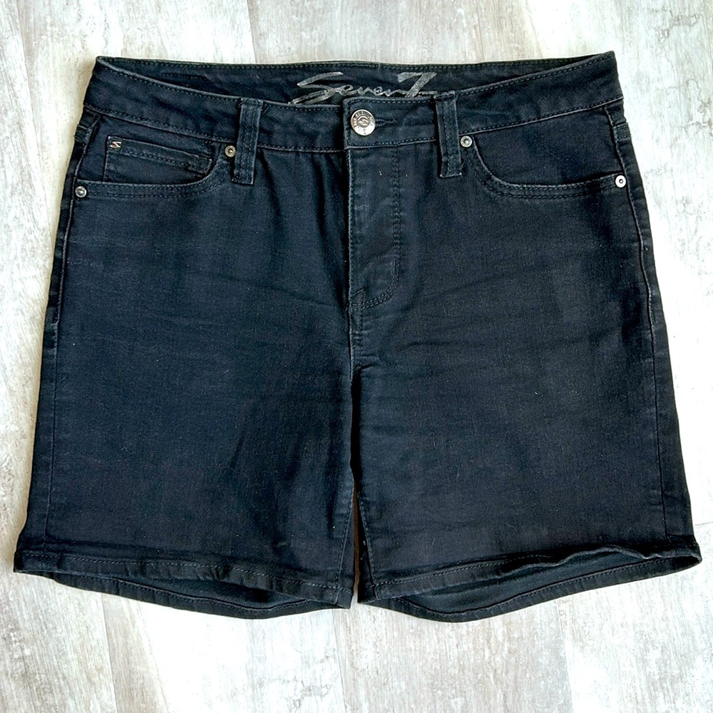 Seven7 Black Weekend Jean Shorts